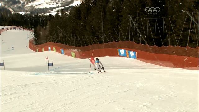 Victory for Adam Lamhamedi - Innsbruck 2012 Men's Super G смотреть онлайн