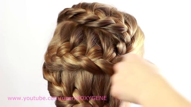 Французская косичка заплетенная змейкой или зигзагом. Zig-Zag Braiding смотреть онлайн