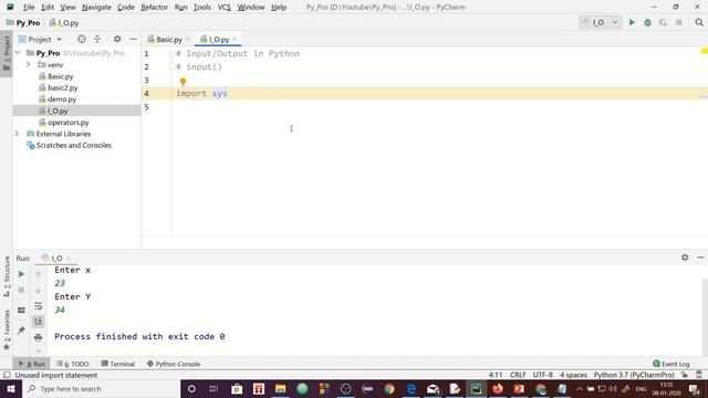 #5 Python Programming-- Input-Output in Python смотреть онлайн