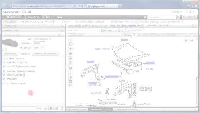 Microcat LIVE EPC - Overview