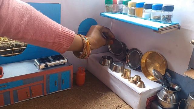 Small Kitchen Toys Utensil Installation!Mini Kitchen Utensil Setup