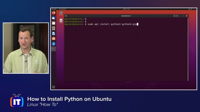How to Install Python on Ubuntu - Linux смотреть онлайн