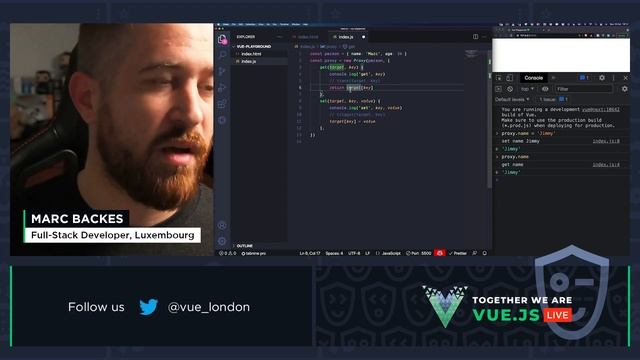 Taking Vue.js to the Backend - MARC BACKES, Vue.js Live 2021 смотреть онлайн