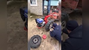 Меняем колеса на мотоблоке МТЗ на ozka