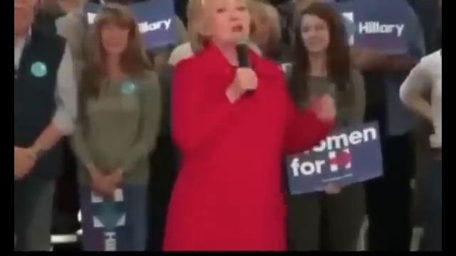Хиллари Клинтон лает как собака. смотреть онлайн