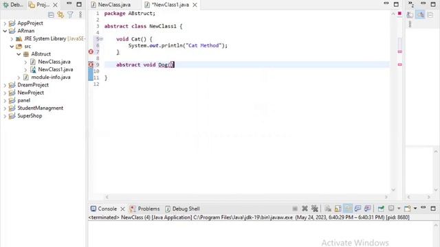 Abstract class in Java | Java bangla tutorial | Lecture - 12 | Arman Hossain ( part - 01 ) смотреть онлайн