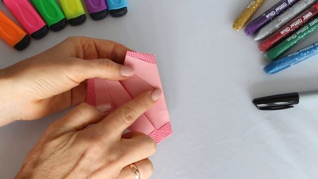 ЕДИНОРОГ Закладка из бумаги. Оригами Поделки из бумаги. смотреть онлайн