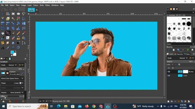 How To Make Fading Gradient Transparent Effect in Gimp смотреть онлайн