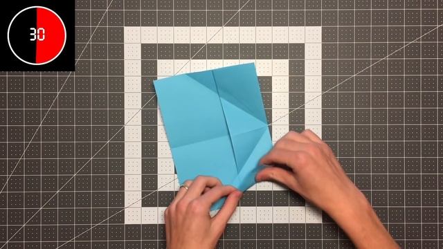 How to Fold an Easy Paper Airplane in 1 Minute (60 seconds)! — Flies Extremely Well! смотреть онлайн