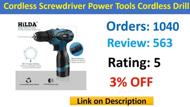 Top 5 Best Electric Drill In 2020 | Best Cordless Drill Driver Kit смотреть онлайн