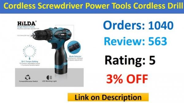 Top 5 Best Electric Drill In 2020 | Best Cordless Drill Driver Kit