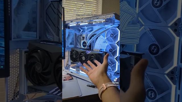 does vertical GPU effect performance? #gaminglife #gamer #computer #gpu #pcmasterrace #gaming #pc смотреть онлайн
