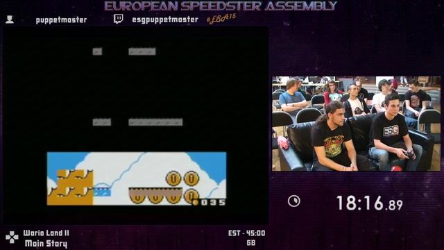 #ESA15Purple - Wario Land 2 [ Main Story ] Speedrun by puppetmaster смотреть онлайн