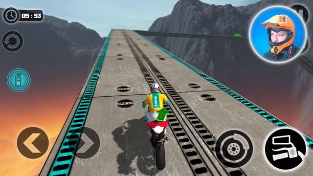 Impossible Motor Bike Tracks 3D - #5 #Dirt MotorCycle Racer Game #Bike Games смотреть онлайн