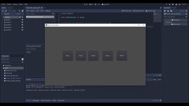 How to use a Button Group - Godot Engine смотреть онлайн