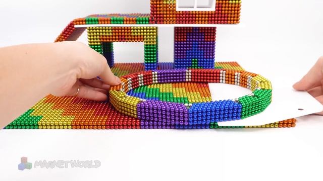 DIY - How To Build Tortoise Slide House From Magnetic Balls (Satisfying & Relax) | Magnet World смотреть онлайн