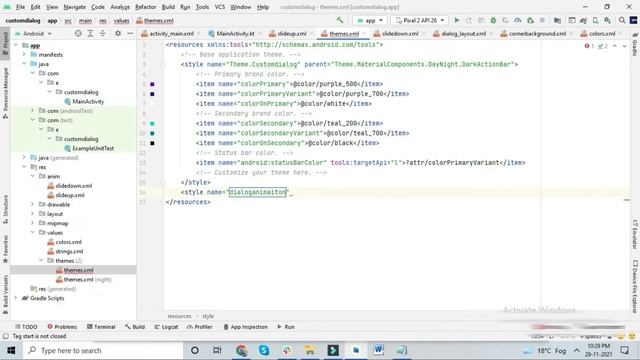[Part2] Slide up & down animation in custom dialog using kotlin |Android Tutorials |Game App Studio смотреть онлайн