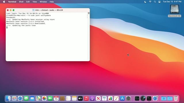 Install and Testing MacPorts on an M1 Mac смотреть онлайн