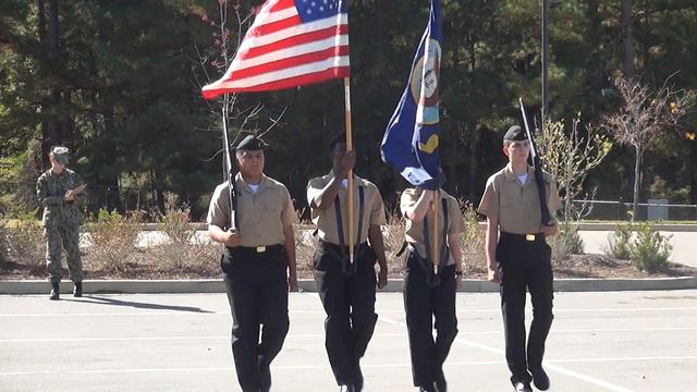 GHS NJROTC N. Augusta Drill Meet - 11/18/23 - Color Guard - Georgetown High School, Navy Junior ROT смотреть онлайн