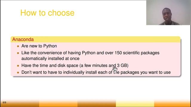 installation of Anaconda and Python смотреть онлайн
