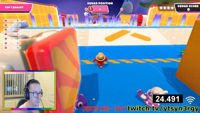 COSMIC HIGHWAY Speedrun NEW Fall Guys Map ► 48 Sec #fallguys