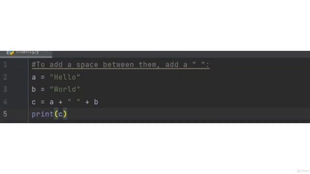Concatenate String смотреть онлайн