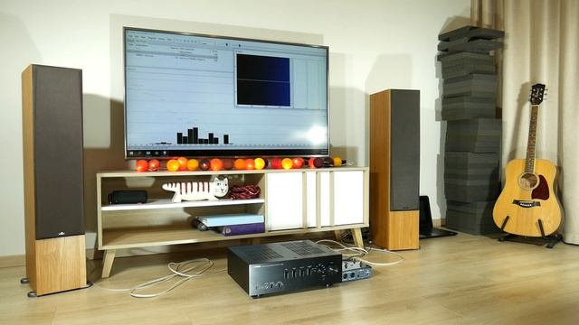 Yamaha A-S500 amplifier + Monitor Audio Bronze speakers sound test [HQ] смотреть онлайн