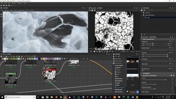 Snow (2/2) | Outputs | Beginner Substance Designer Tutorial