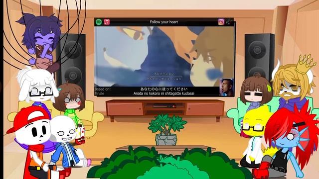 Undertale React to Anime Opening Pacifist Route [Request]//Gacha Club\\ смотреть онлайн