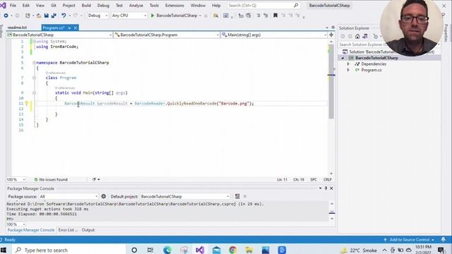 How to Read Barcodes in C# for .NET 5 using Iron Barcode смотреть онлайн
