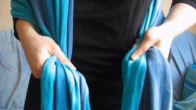 Как завязать скользящий узел. Слинг-шарф. Www.MamaMia.by