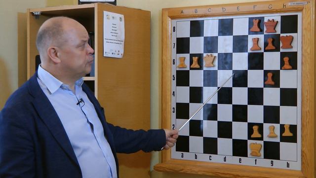 Урок по шахматам №14. Третий год обучения. Разрушение пешечного прикрытия короля. смотреть онлайн