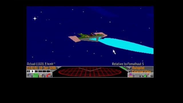 Frontier Elite 2 - Vampire Standalone - First space flight Walkthrough (Amiga) смотреть онлайн