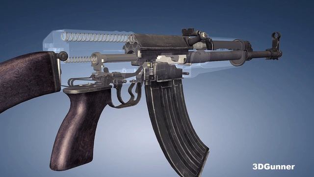 3D Animation: How the vz. 58 Automatic Rifle worked смотреть онлайн