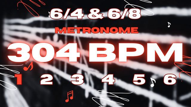 304 BPM - 6/4 & 6/8 Metronome смотреть онлайн