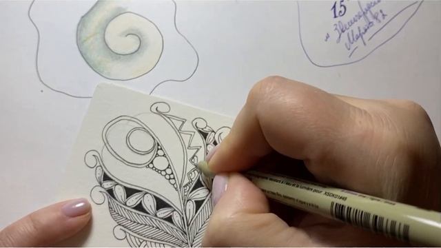 Тангл в тангле. Пёрышко OOPSMI