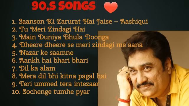 Kumar Sanu Hit Playlist 90,s Songs