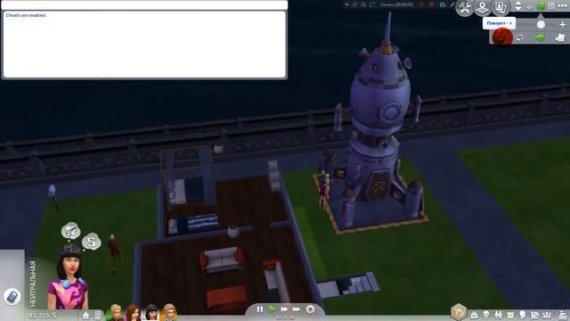 Строим ракету в Sims 4 (Симс 4) смотреть онлайн