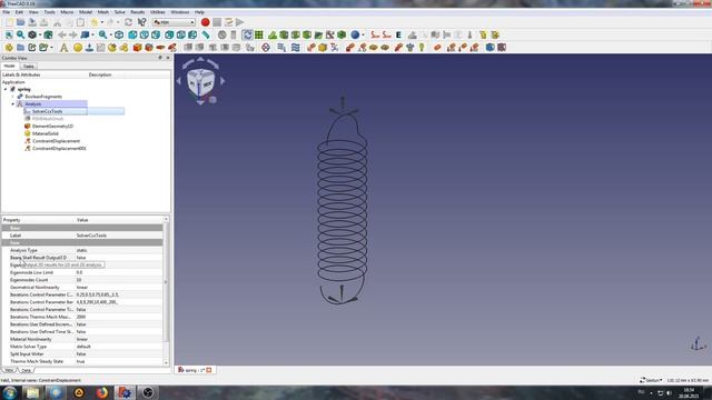 Определение напряжений от деформации во FreeCAD FEM смотреть онлайн