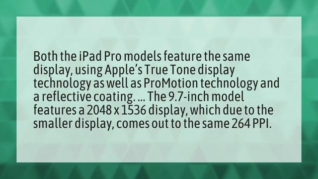 What Is The Difference Between IPad 9.7 And 9.7 Pro?