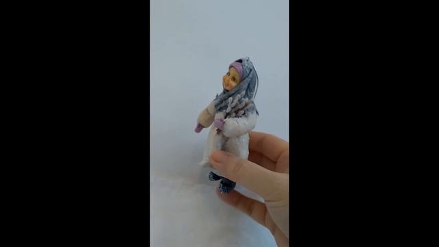 Ватная елочная игрушка - Вербное Воскресенье. смотреть онлайн