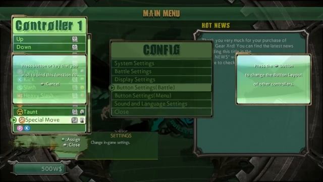 Keyboard Controller Settings for Guilty Gear Xrd REV 2 смотреть онлайн