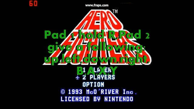 SNES Aero Fighters Cheat Super Hard Mode смотреть онлайн