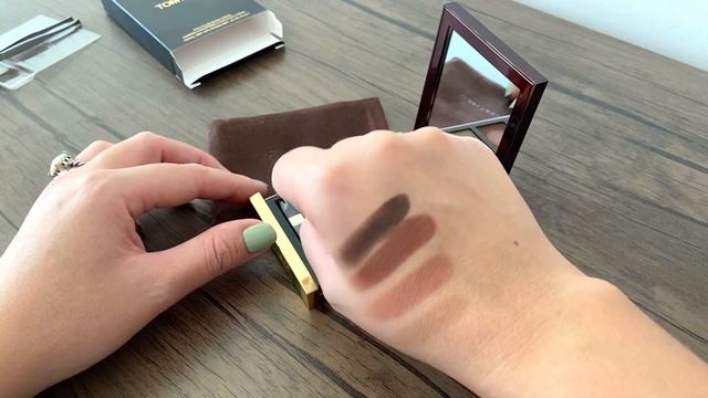 Подарок на День Рождения ? || Tom Ford Smoky Quartz распаковка и свотчи #tomford #tomfordbeauty