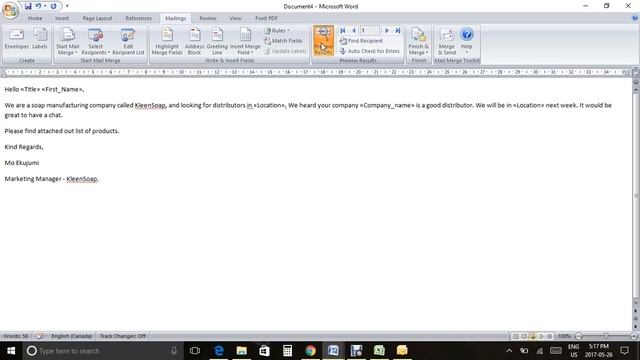 How to send a mail merge using word and outlook with attachment смотреть онлайн
