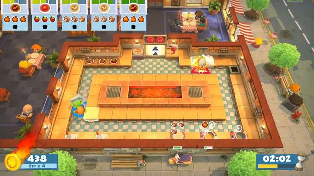 Overcooked 1-5 Two Player 4 Star Nintendo Switch High Score