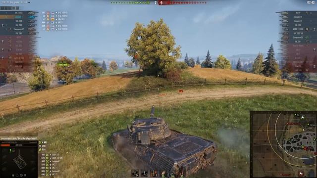 Leopard 1 • 10K DAMAGE WITHOUT GOLD • WoT Gameplay смотреть онлайн