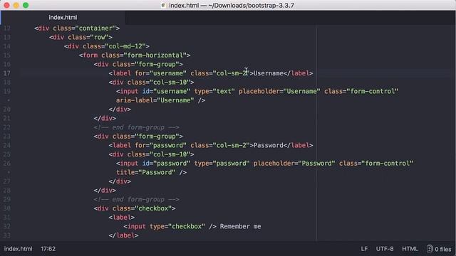 Bootstrap CSS - Bài 28: Tìm hiểu cách trang trí cho Horizontal Form смотреть онлайн