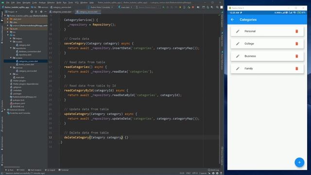 11 Delete Data from Sqflite and Show Success Message - Flutter Sqflite TodoList App Tutorial смотреть онлайн