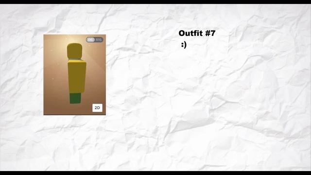 12 Classic/Simple ROBLOX Outfits смотреть онлайн